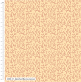 Lilycraft Fire par Savanna Rawson 100 % coton 112 cm de large Imprimés floraux rétro Idéal pour l'artisanat, le matelassage, la décoration intérieure, l'artisanat pour enfants